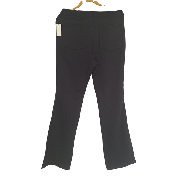 Anthropologie Maeve Knit  Flare Pants  Black size 8T - Picture 2 of 8